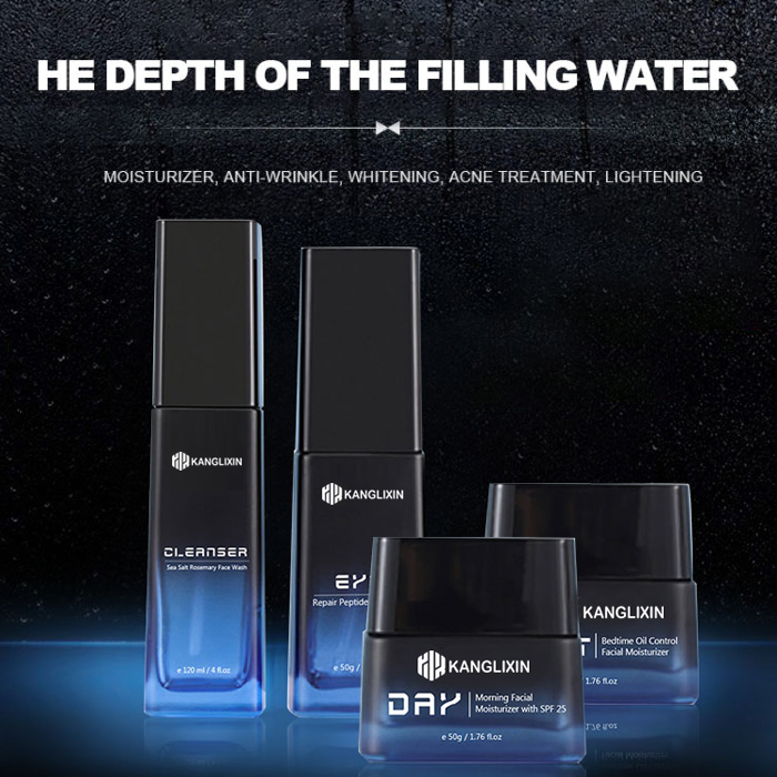 Skincare Face Cleanser Serum Moisturizer Cream Skincare Set for Men