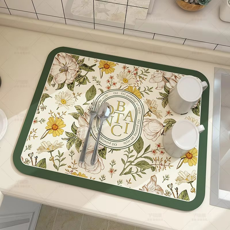 Wholesale Kitchen Rug Machine Made Modern Novelty Design Washable Cushioned Non-Slip Pet Friendly Reversible Mat