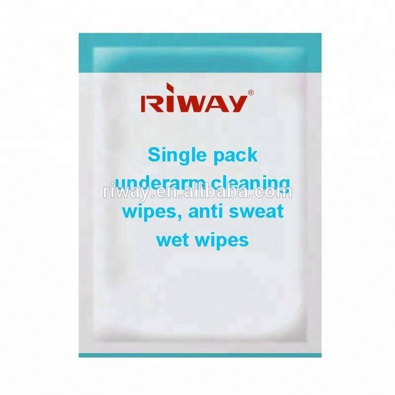 Refreshing Underarm Cleaning Wipes for Sweat Control and Odor