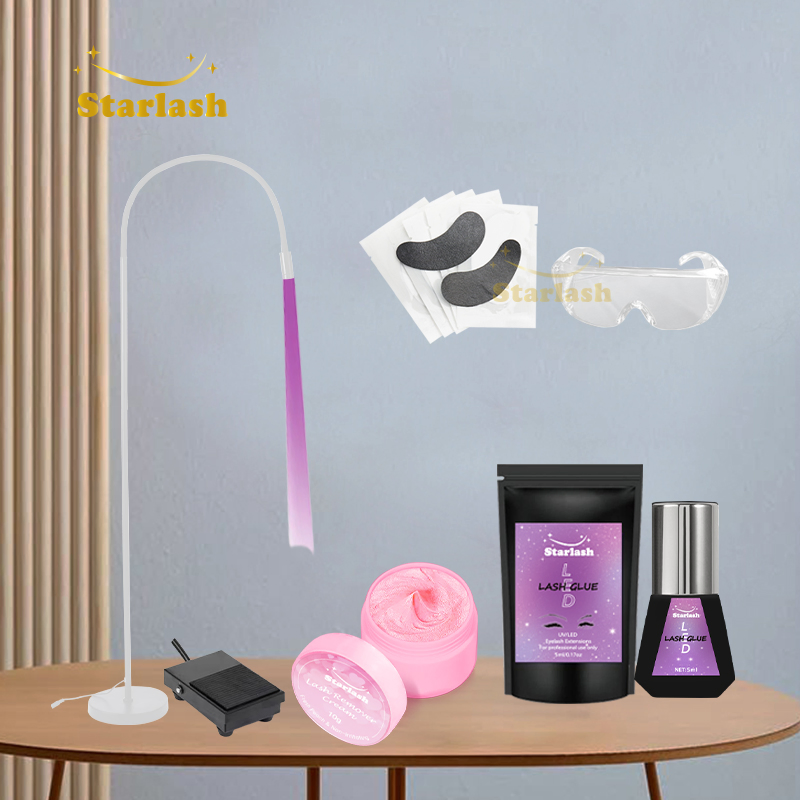 UV Lash Extension Set UV Glue Remover Lamp