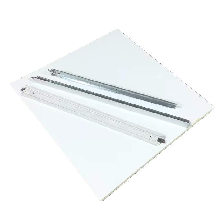Nrc 0.9 High Acoustic Square Fiberglass Ceiling Tiles in Office and Cinema