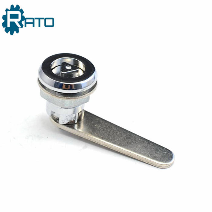 Industrial Trash Can Double Bit Triangle Slot Square Quarter Turn Lock