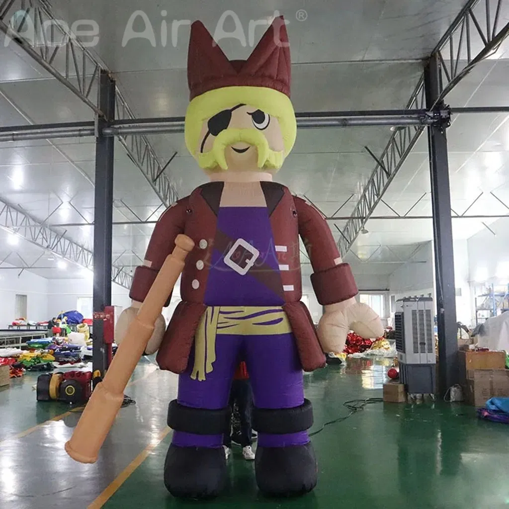 Promotion Giant Inflatable Pirate Cartoon Inflatable Pirate Captain for Advertisement