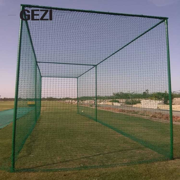 Factory Plastic HDPE Black Cricket Cargo Golf Ball Stop Tennis Court Surround Soccer Sport Field Batting Fence Barrier Net