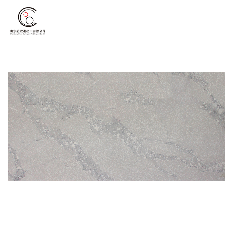 Dark Grey Calacatta Marble Quartz Stone for Bench Top Countertop