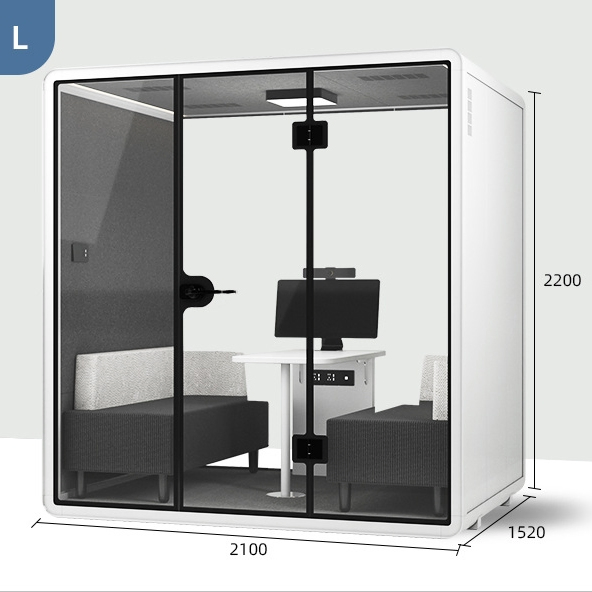 Home Acoustic Office Booth for Living Room Silence Booth for Group Meeting