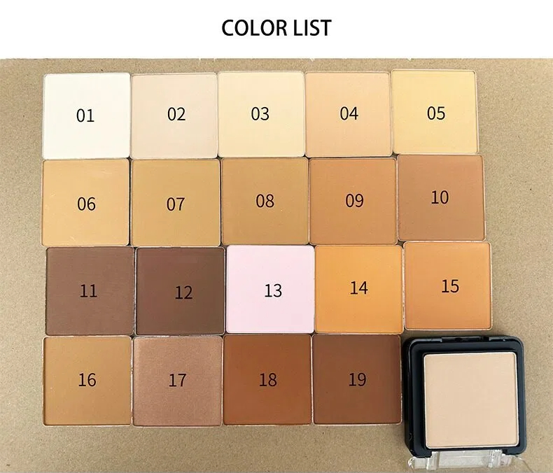 Waterproof Full Coverage Compact Powder Cruelty Free Face Pressed Contour Powder Bronzer