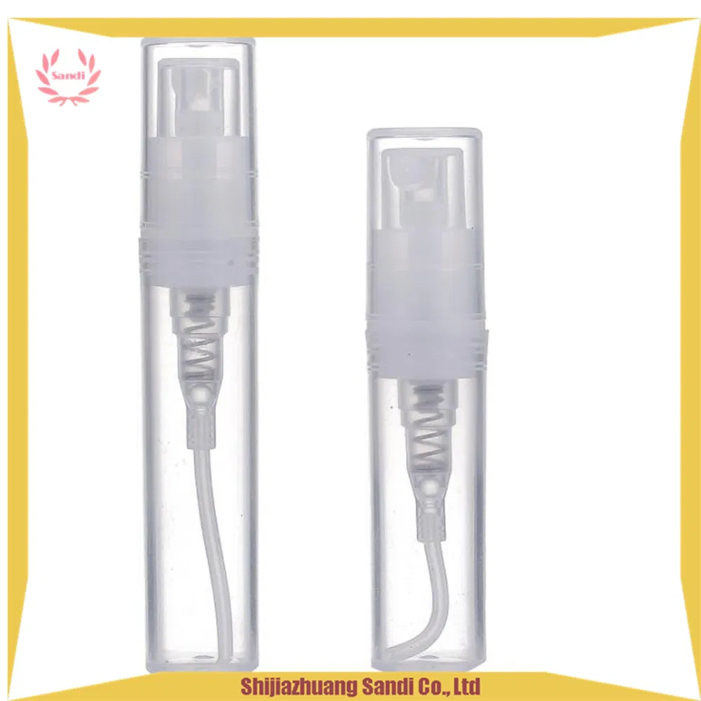 1ml 2ml 3ml 5ml Small Refillable Perfume Bottle Transparent Plastic Glass Fragrance Atomizer Spray Bottle