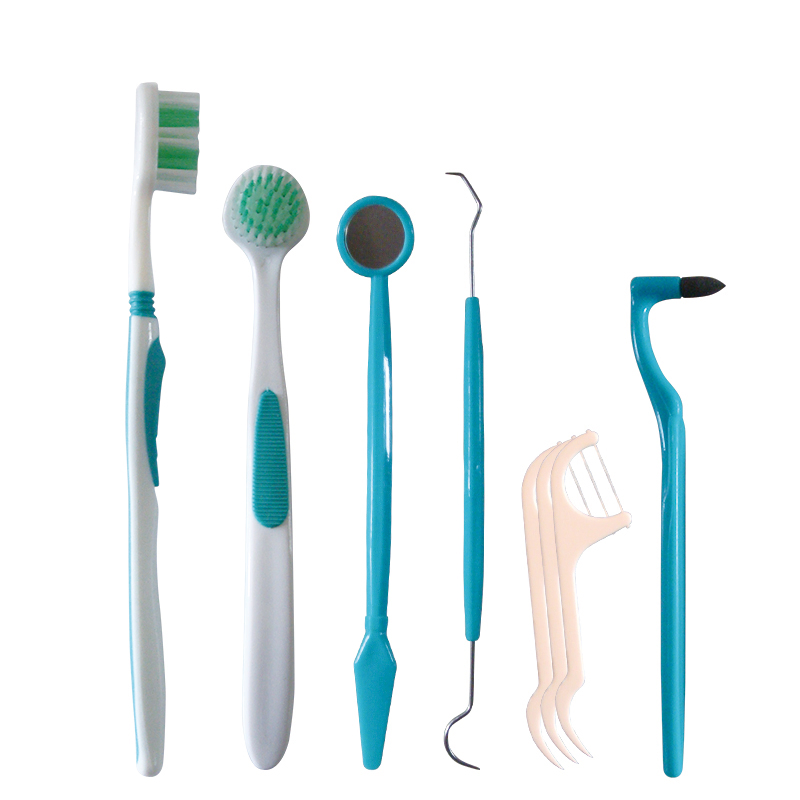 Oral Care Kit 6 Pieces Pack Dental Oral Hygiene Kit