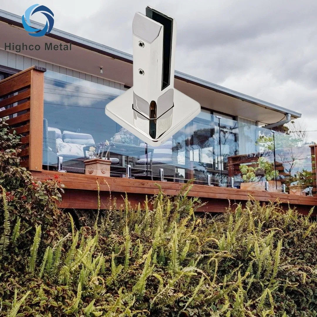 12-15mm Glass Railing Balustrade Frameless Fencing Clamp Spigots