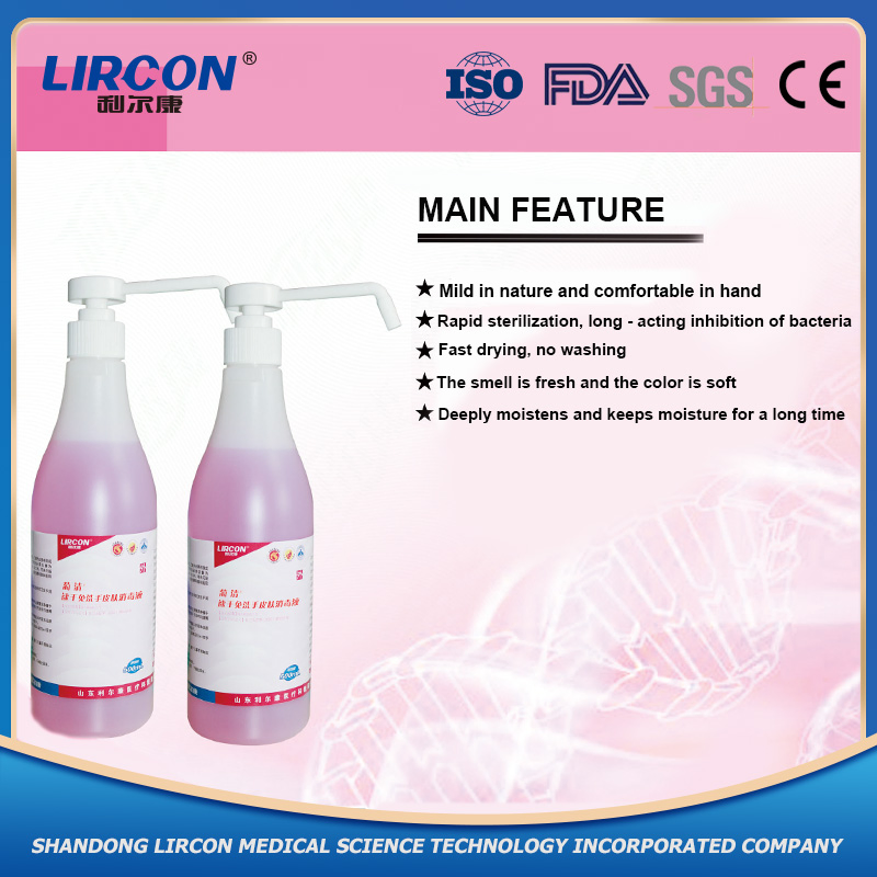 Factory Outlet Store 75% Alcohol Instant Hand Sanitizer Wash-Free Anti-Bacteria Disinfectant Hand Sanitizer
