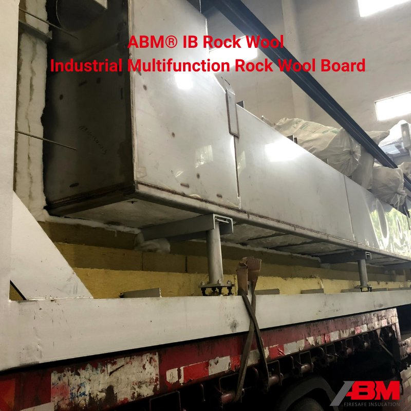 ABM® LB150 Rock Wool Board Lana De Roca High Quality Factory Wholesale Industrial Pipe/Tank Used Hydropobic Acoustic Thermal Insulation Rock Wool Board