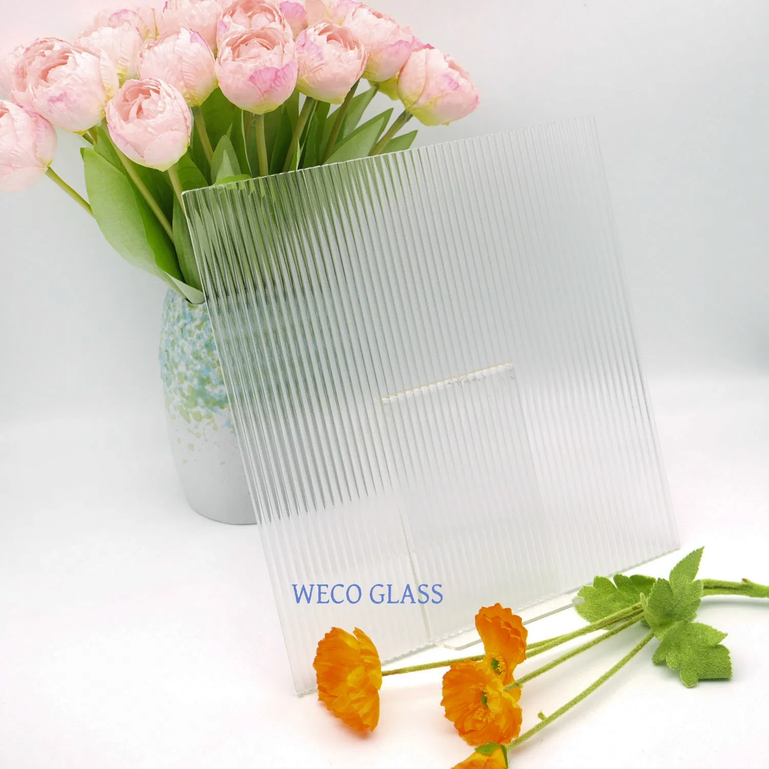 4mm Thickness Clear Ultra Clear Patterned Glass for Interior Decoration