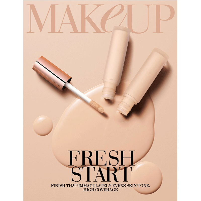 OEM Customized 3D Flawless Brightening Clear Concealer Mist Isolation Repairing Concealer Foundation