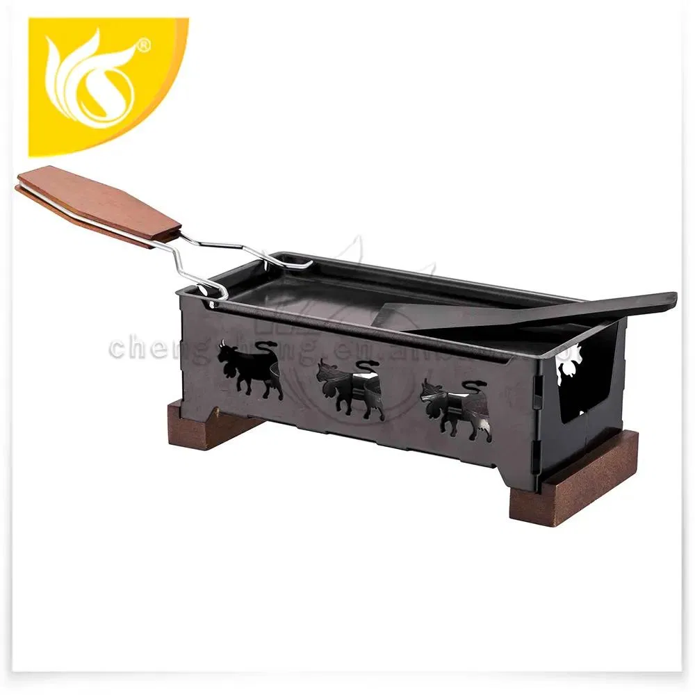 Расклетт-гриль для шоколада и сыра с ленивой Сьюзан