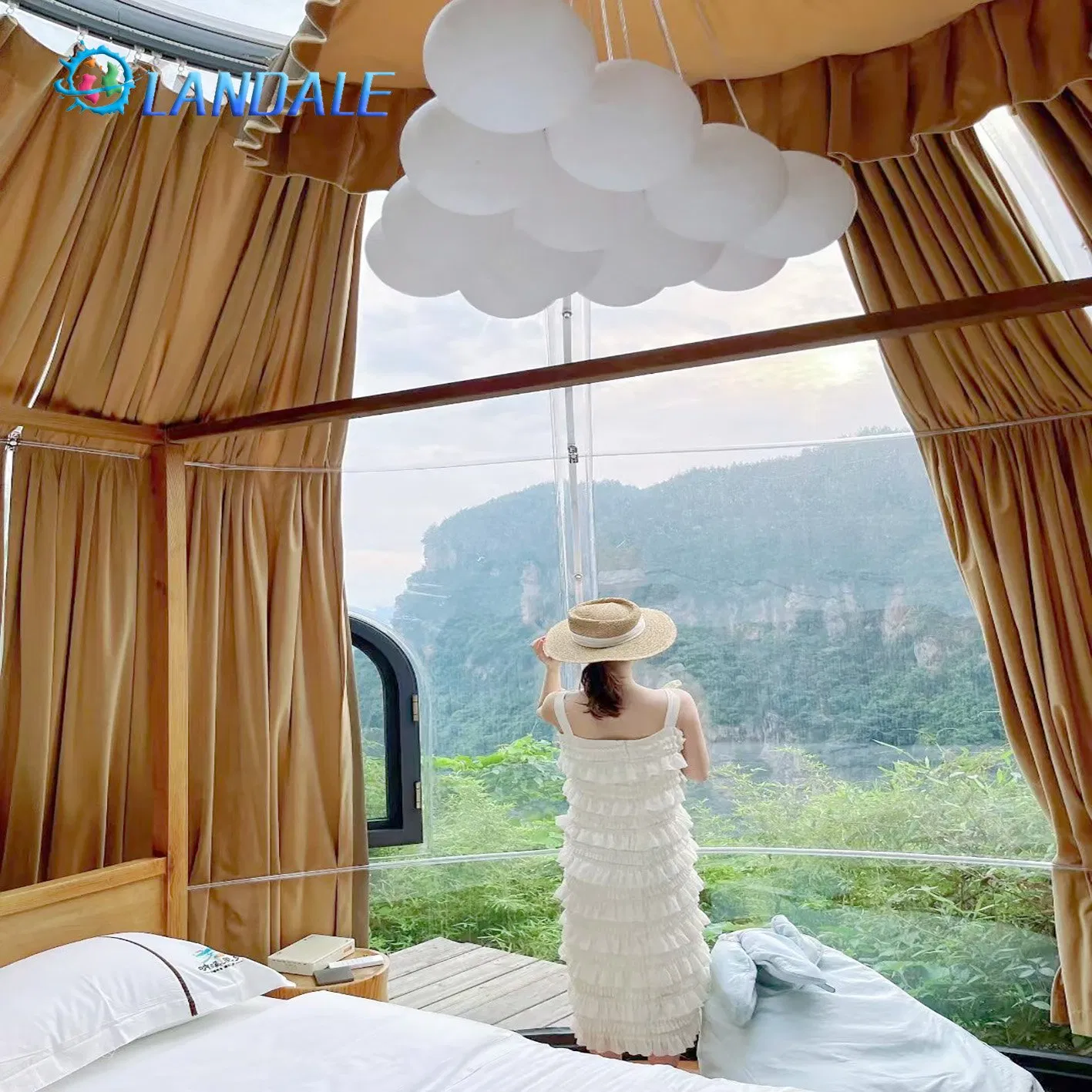 Outdoor Wind and Rain Arc Tent Scenic Area Resort Camp Tent