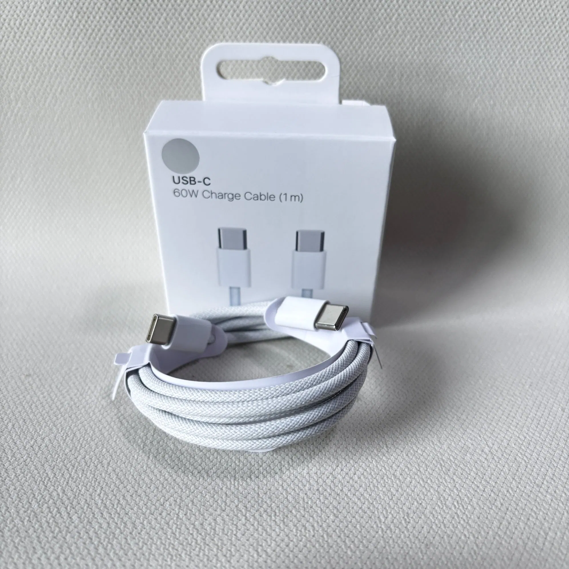 Кабель USB-C — Lightning 60W, 1м, быстрая зарядка