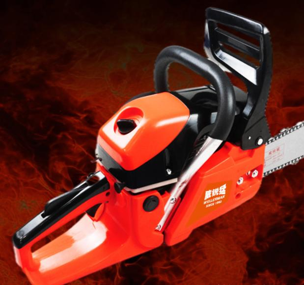 High Power Gasoline Chainsaw Titanium Alloy Guide Bar High Power Logging Chainsaw