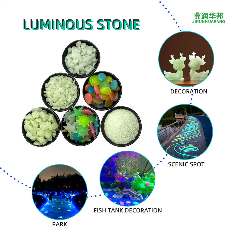 Natural Mineral Luminous Stone for Landscape Architecture Garden Paths Courtyard Decor Hotel Lobby Ornament Reliable Luminous Stone