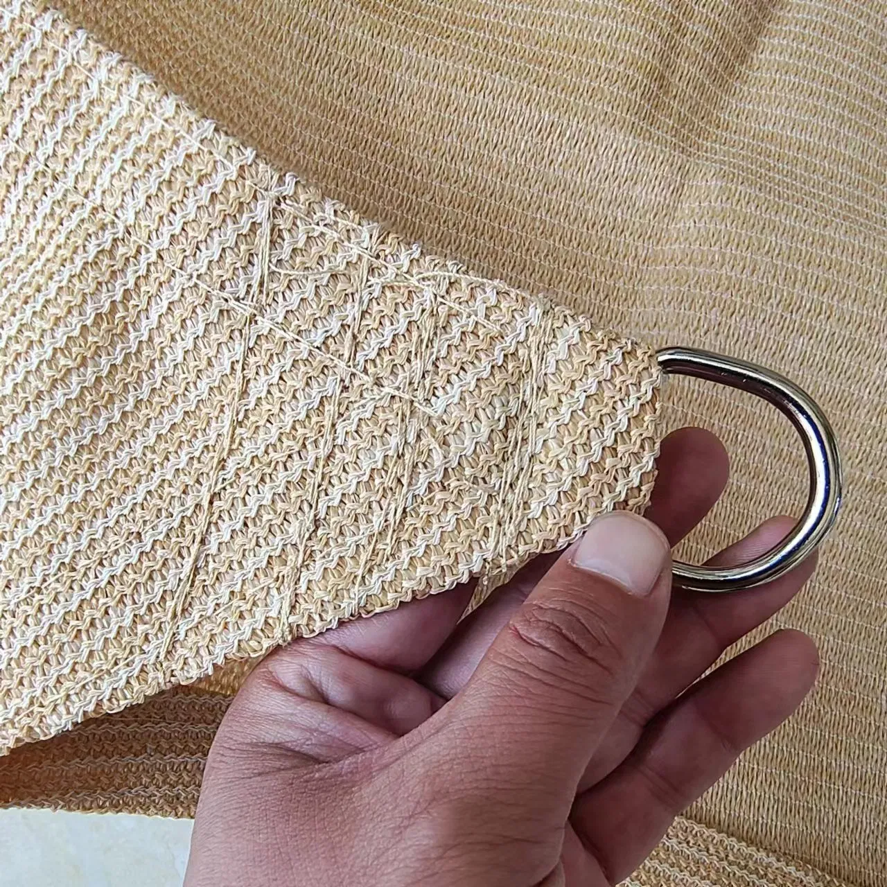 Premium Polyester Waterproof Shade Sail for Outdoor Sun Protection Wholesale 100% HDPE Material Constrution Shade Net Shade Net Coloured Shade Netting