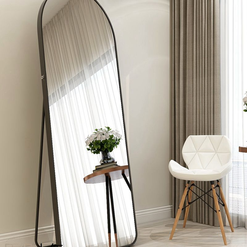 Golden Silver Black Aluminum Frame Decoration Dressing Wall Full Length Floor Hotel Barbershop Bathroom Furniture Independent Smart Vanity LED Mirror