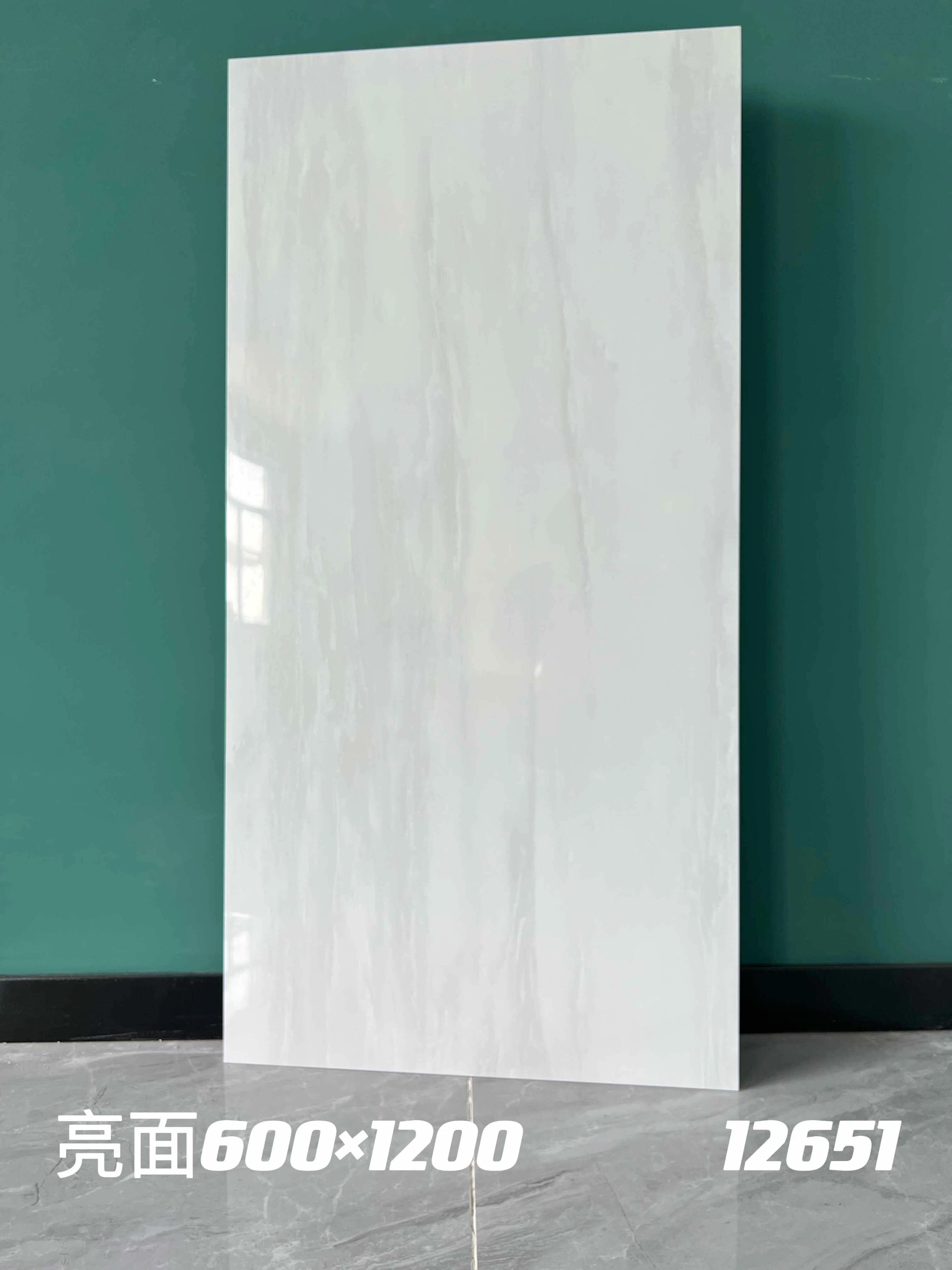 600X1200mm Modern Design Glossy Porcelain Polished Tiles Marble Look Factory Sale