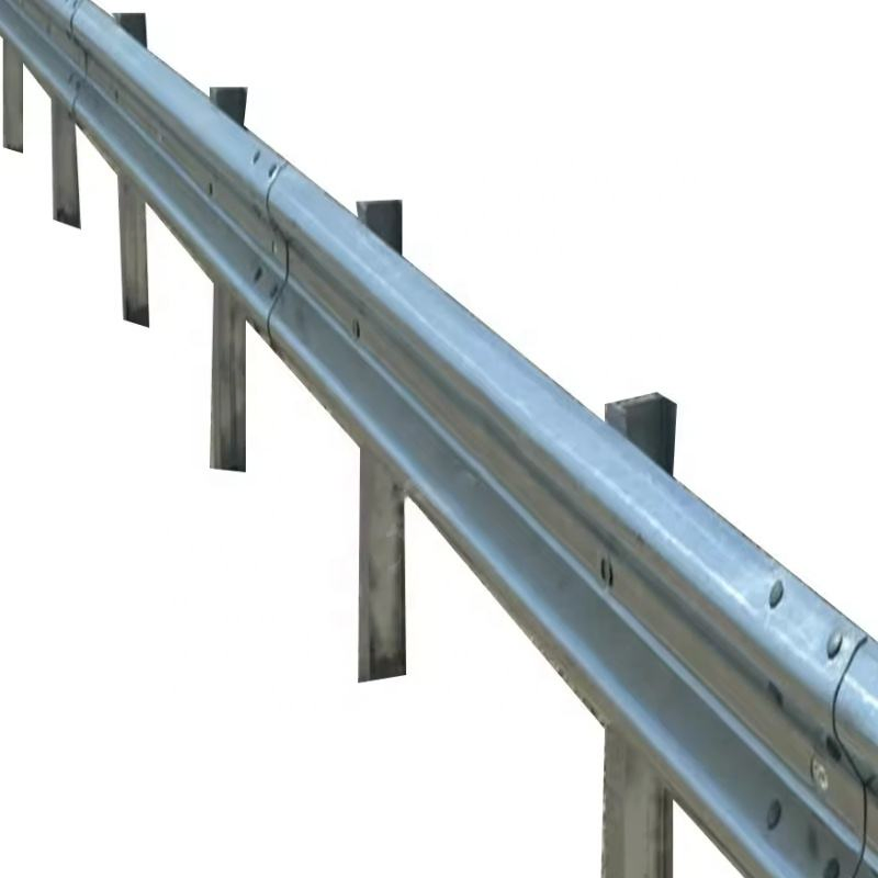 Triple Metal Highway W Beam Guardrail High-Speed Crash Barrier for Street and Roadway