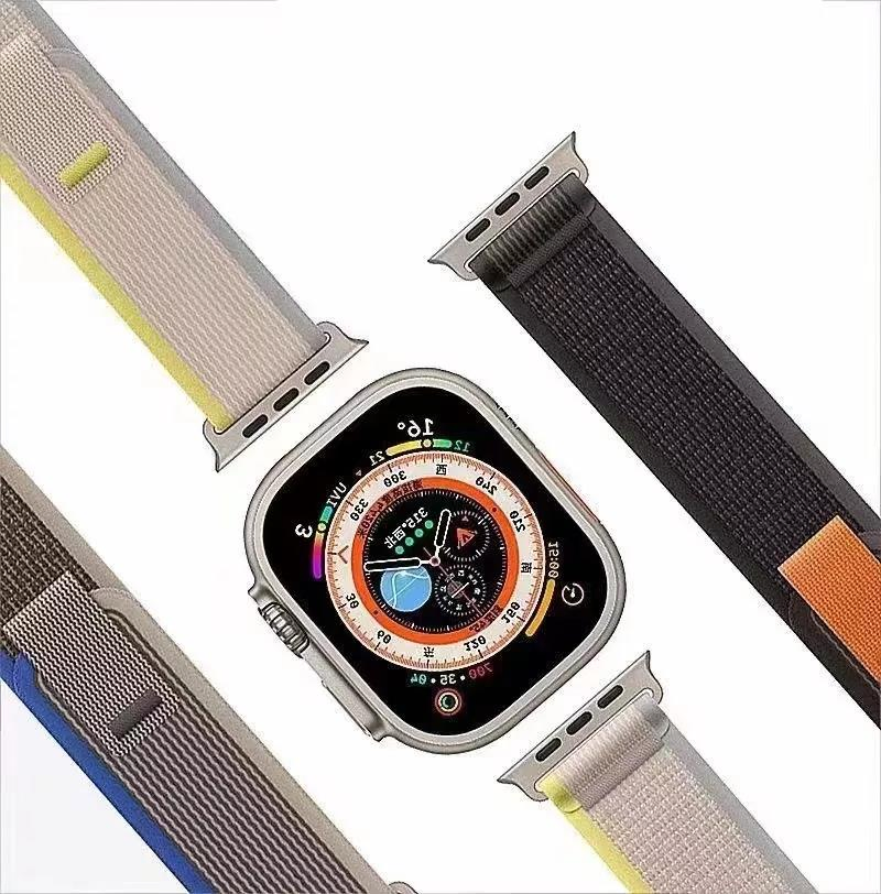Watch Band for iWatch Ultra Series 8 7 6 Se Trail Loop Sport Nylon Watch Strap for Apple Watch