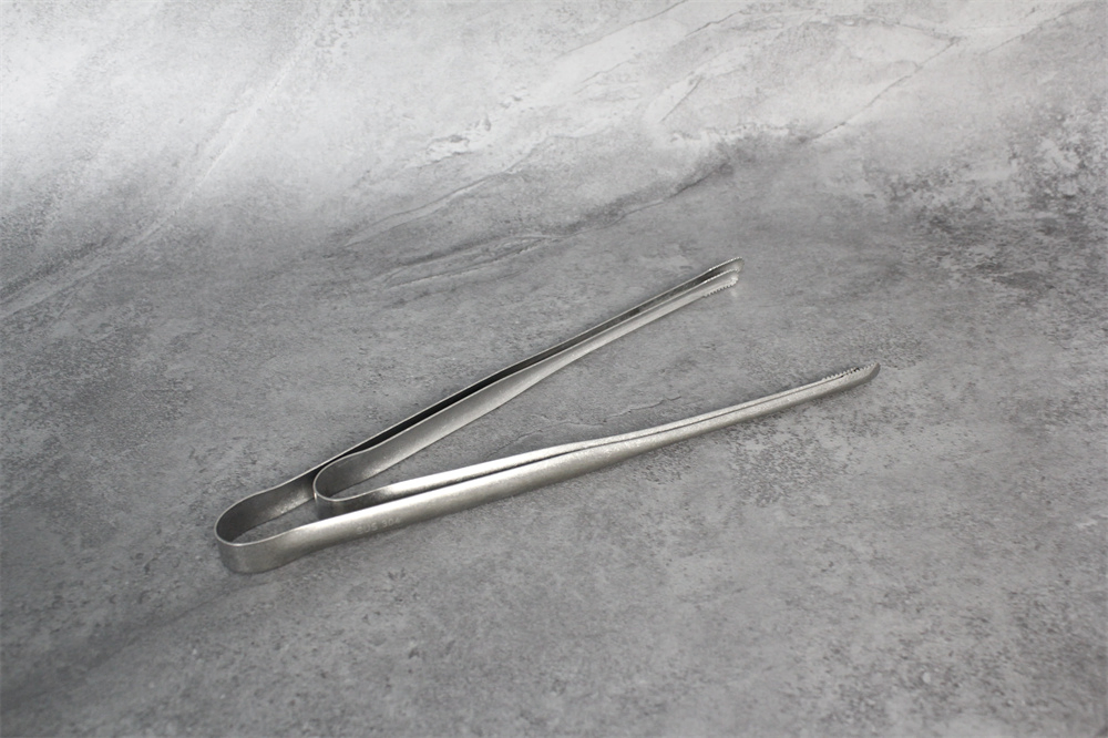 Wholesale 304 Stainless Steel Tableware Food Steak Clip Barbecue Tongs for Camping