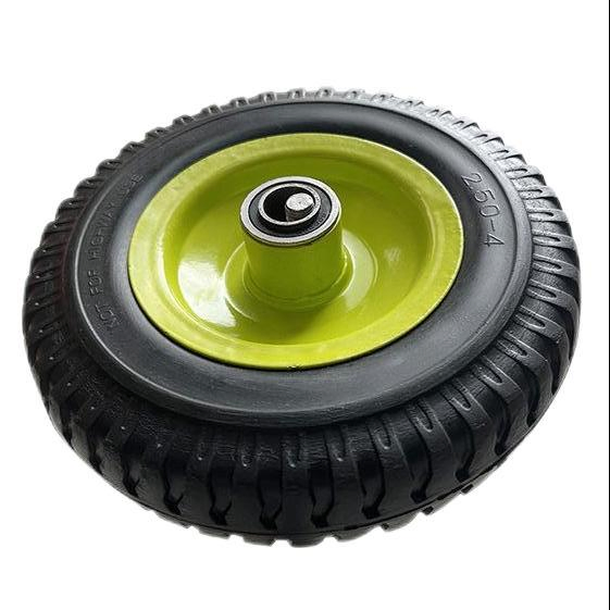 Foam Wheel 8 Inch 2.50-4 PU Tires Steel Rim Never Flat