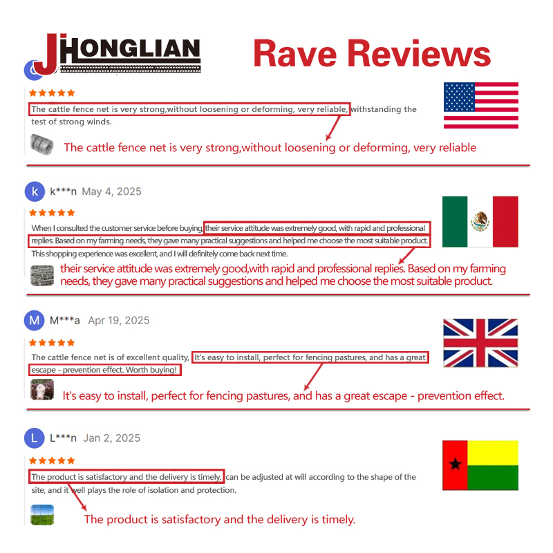 High Tensile Cattle Fence Perfect for Cattle, Sheep, Pasture and Farm Boundary