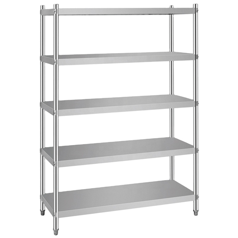 4/5 Layer Stainless Steel Shelf Commercial Stainless Steel Shelf for Hotel Restaurant Kitchen