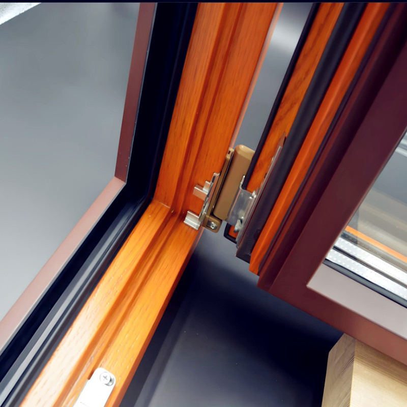 Elegant Aluminum and Solid Wood Window and Door Design with Screen
