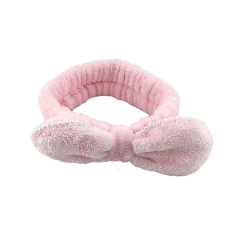 Fashion Soft Cosmetic Shower Elastic Headband SPA Cute Makeup Plush Hairband