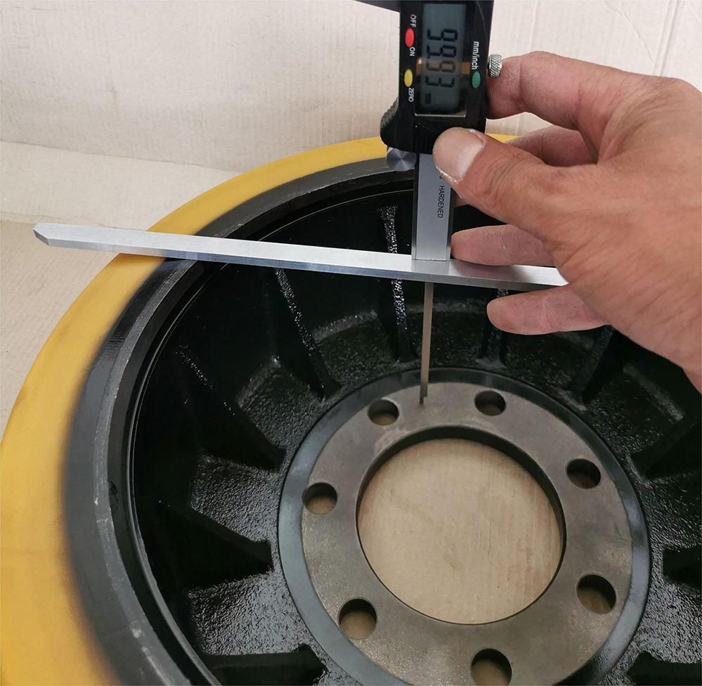 Electric Forklift PU Wheel 330*140-80mm Electric Forklift Bearing Wheel EV Wheel