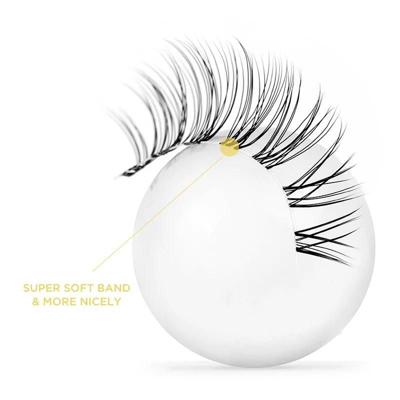 Hot Sell Cotton Band Synthetic Hair False Eyelashes DIY Fun Eyelashes