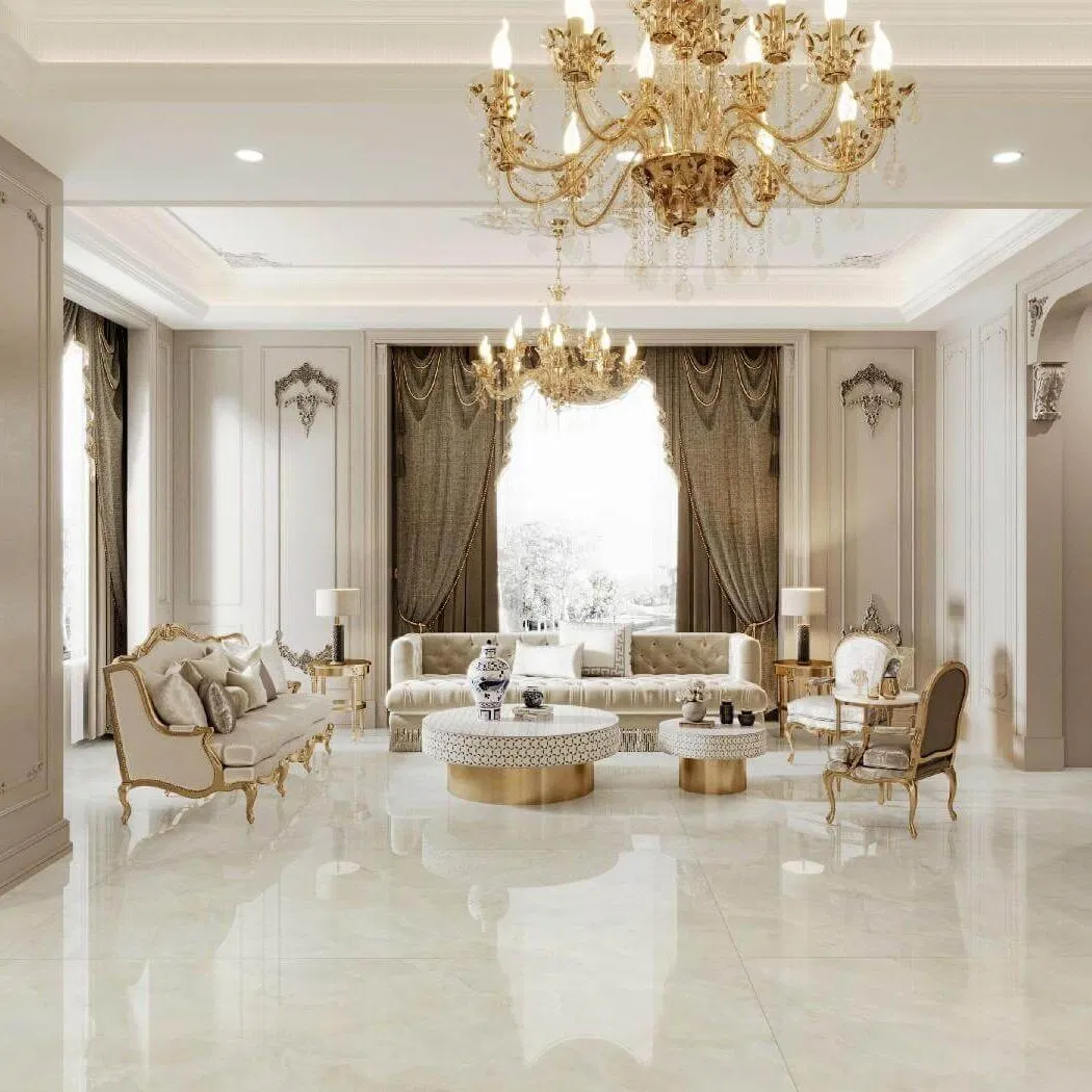 Wide Sintered Stone Marble Porcelain Tiles 1200*2400mm Flooring Wall Tiles for Expansive Floor Areas