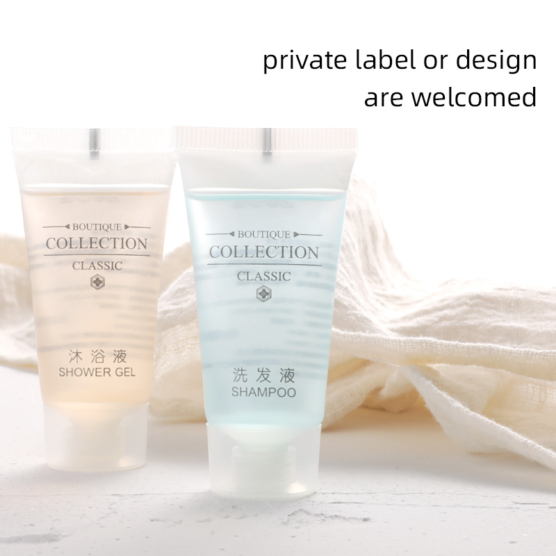 Elegant Hotel Shampoo with Private Design and Trademarked Logo Support