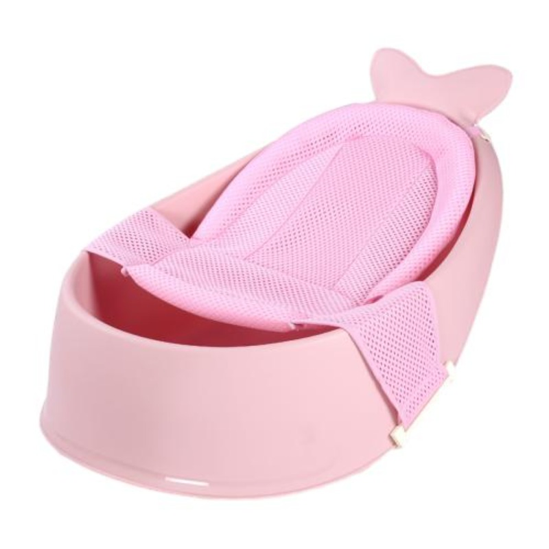 High-Quality Whale-Shaped Baby Bathingtub Eco-Friendly Material Wave Non-Slip Interior Baby Bath Tub