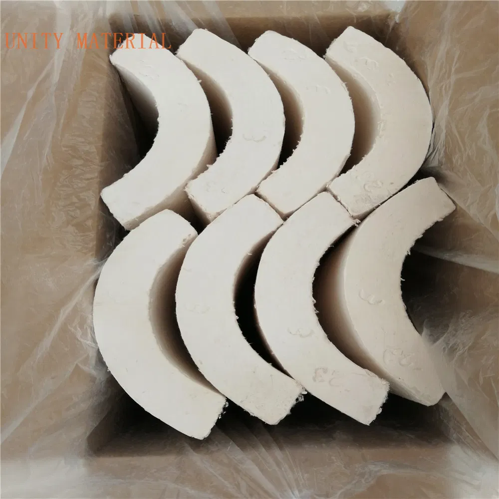 650 1050 C High Temperature Asbestos Free Thermal Insulation Calcium Silicate Pipe Sections for Pipe Lines Pipelines