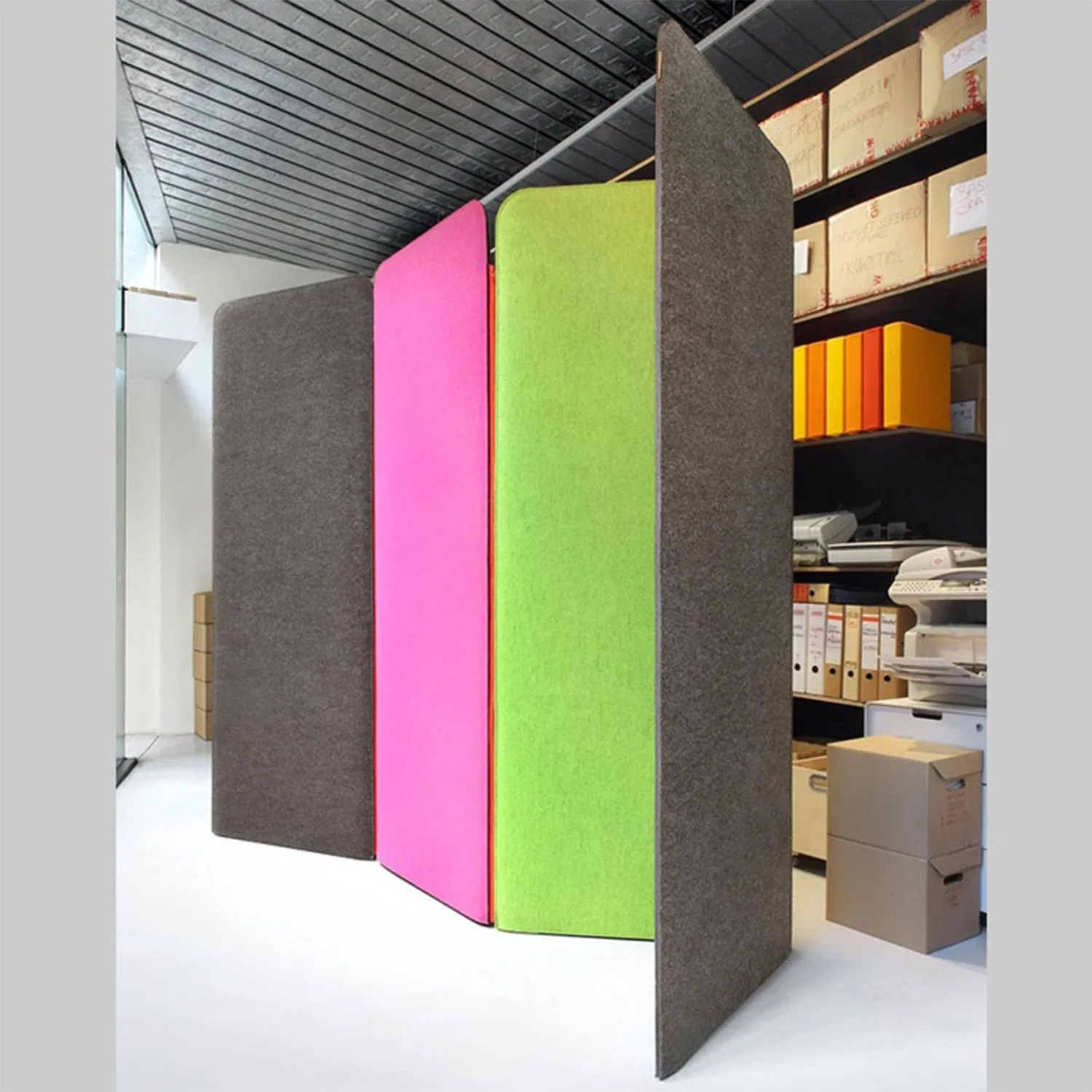 Custom Made Foldable Removable Indoor Sound Insulation Panel Home Partition Screen