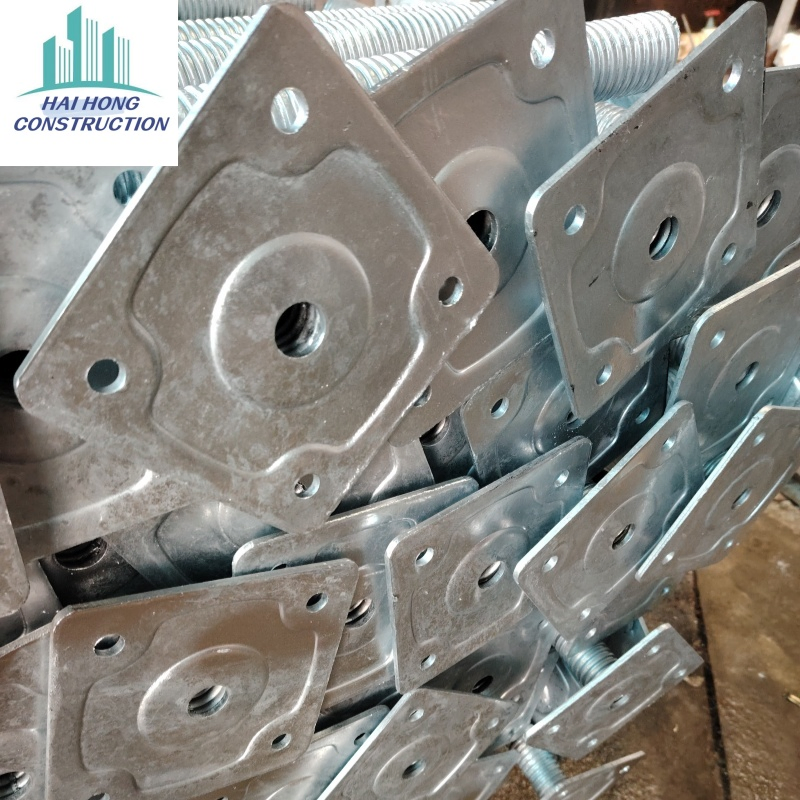 China Factory Custom Steel Prop Frame Scaffolding Hollow Solid Screw Adjustable Support Base Jack