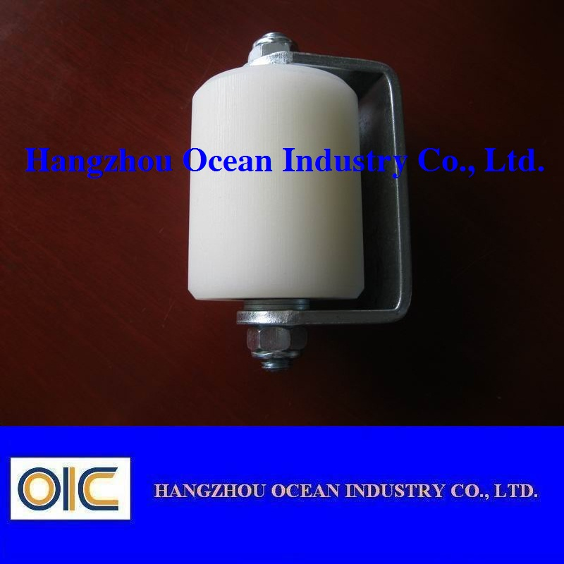 White and Black Sliding Gate Nylon Roller