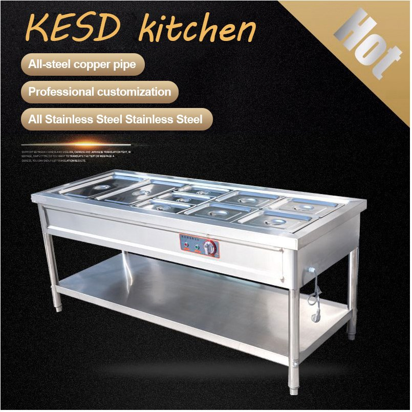 Hot Sale Fast Food Electric Food Warmer Display Bain Marie Buffet Food Warmer