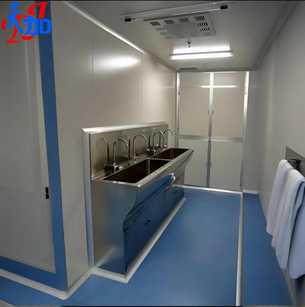 Cleanroom Stainless Steel Sink for Washing Hands and Utensils for Operating Rooms