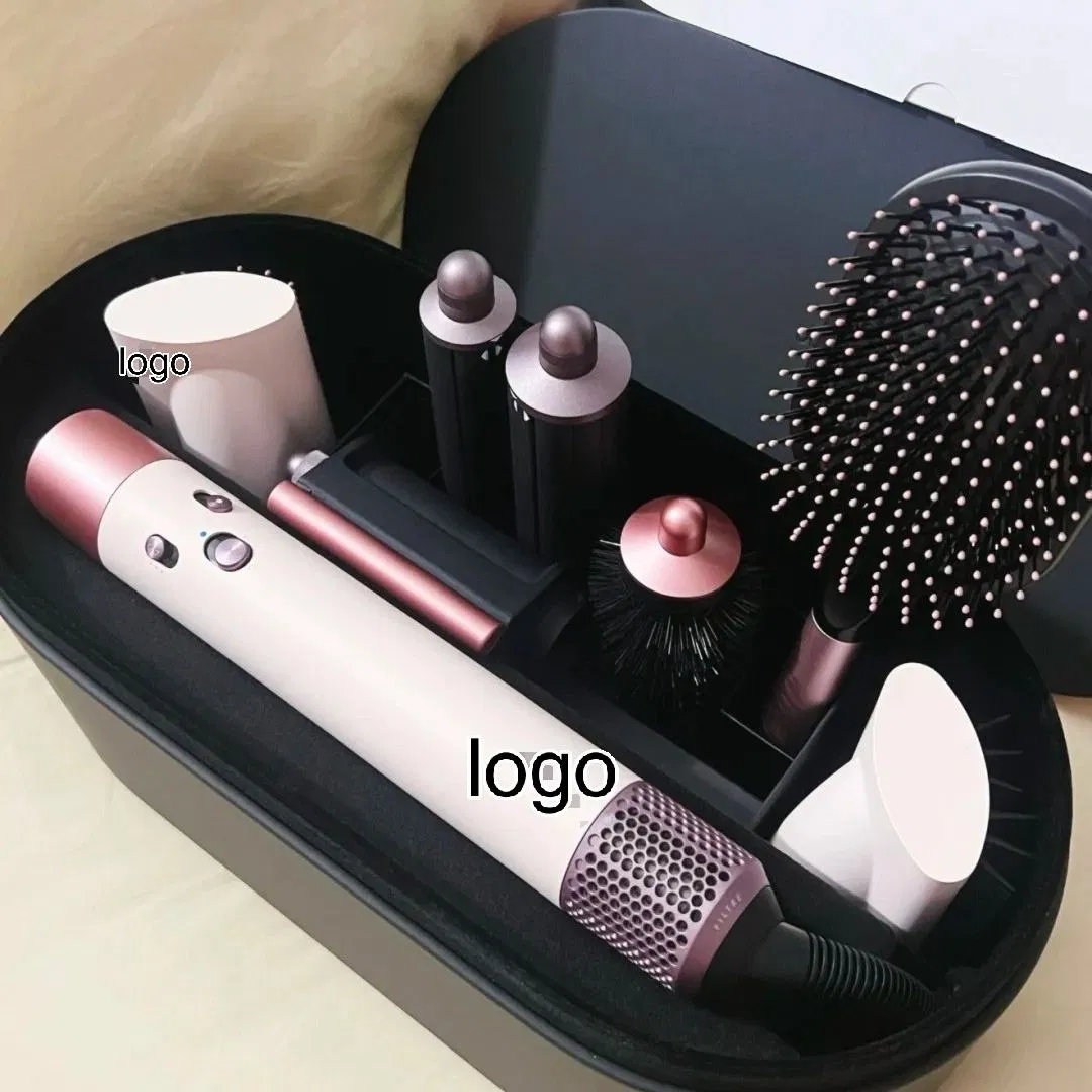 HS05 Same Multi-Functional 7-in-1 Hair Curling Iron, Pink