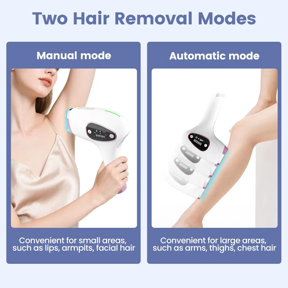Home Use IPL Home Use Portable Painless Body Hair Removal Device Ice Cooling Laser IPL Device