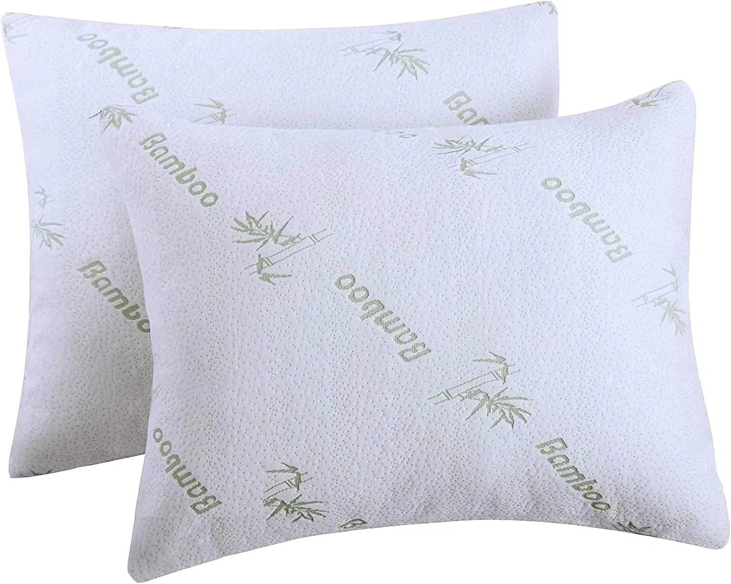 Premium Cooling Waterproof Bamboo Pillow Protector with Zipper