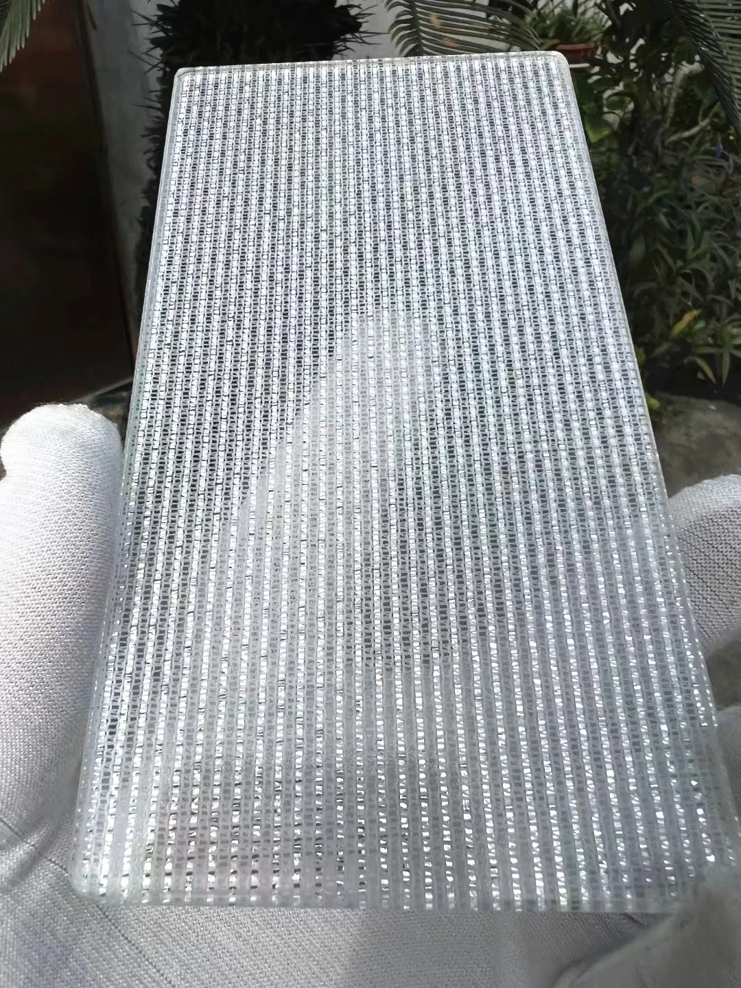Custom Metal Mesh Glass Panels Wired Laminated Glass