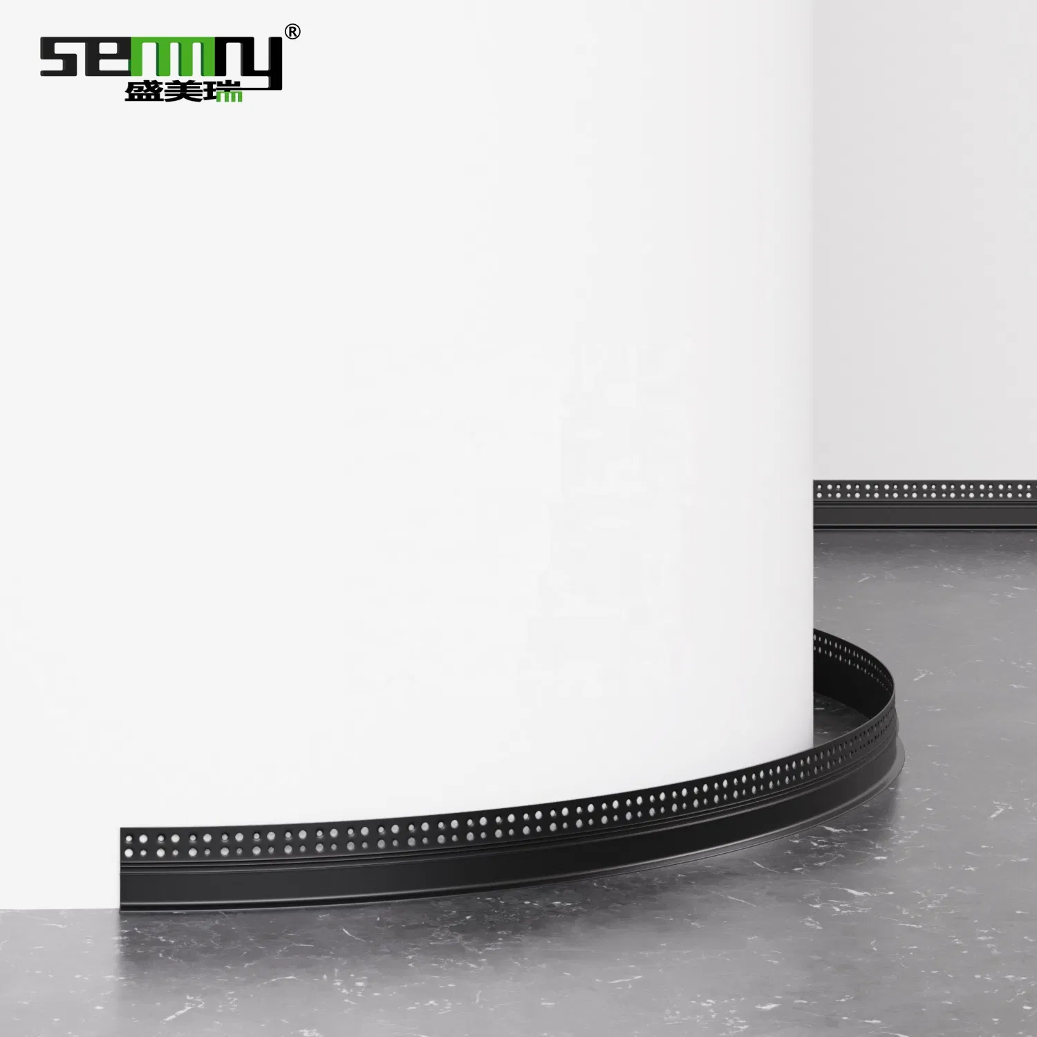 Skirting Board Embedded Wall Panel and Concealed Skirting Board